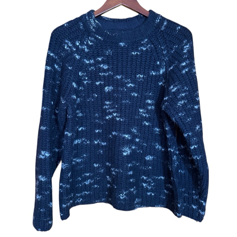 NIC+ZOE Black and Gray Textured Sweater